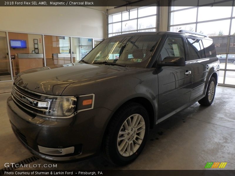Magnetic / Charcoal Black 2018 Ford Flex SEL AWD