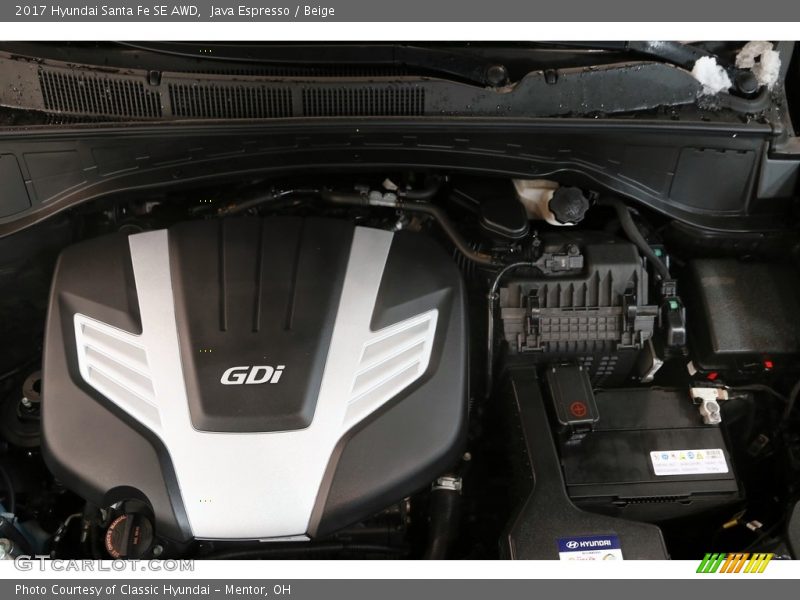 Java Espresso / Beige 2017 Hyundai Santa Fe SE AWD