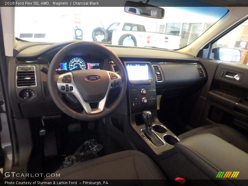 Magnetic / Charcoal Black 2018 Ford Flex SEL AWD