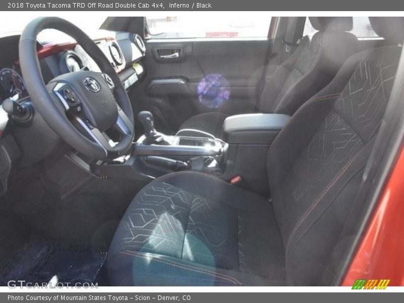 Inferno / Black 2018 Toyota Tacoma TRD Off Road Double Cab 4x4