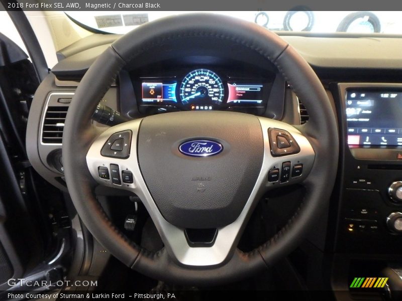 Magnetic / Charcoal Black 2018 Ford Flex SEL AWD