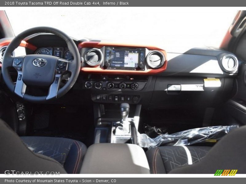 Inferno / Black 2018 Toyota Tacoma TRD Off Road Double Cab 4x4
