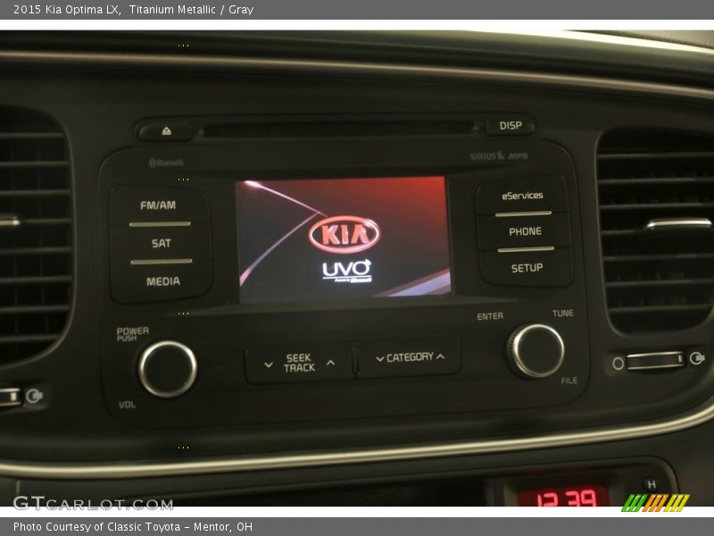 Titanium Metallic / Gray 2015 Kia Optima LX
