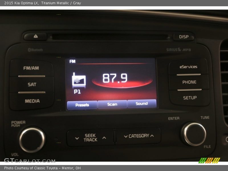 Titanium Metallic / Gray 2015 Kia Optima LX