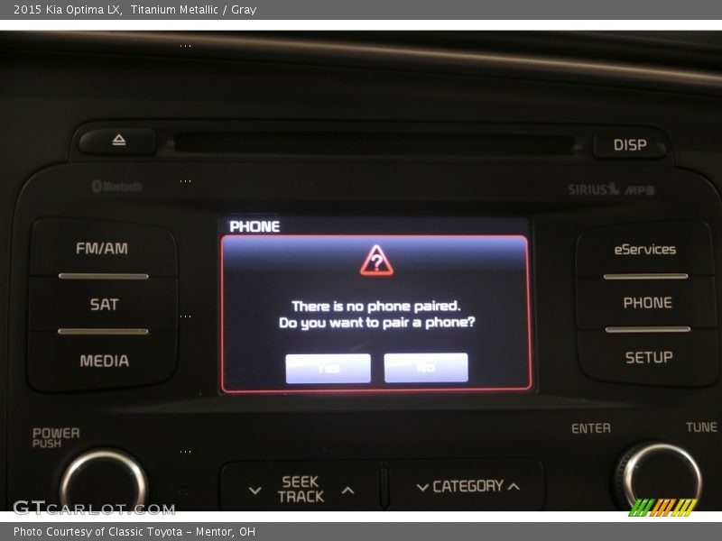 Titanium Metallic / Gray 2015 Kia Optima LX