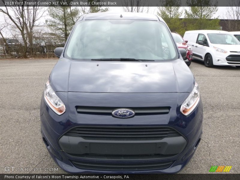 Dark Blue / Charcoal Black 2018 Ford Transit Connect XLT Van