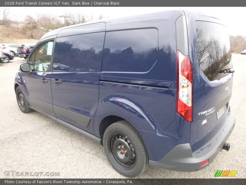 Dark Blue / Charcoal Black 2018 Ford Transit Connect XLT Van