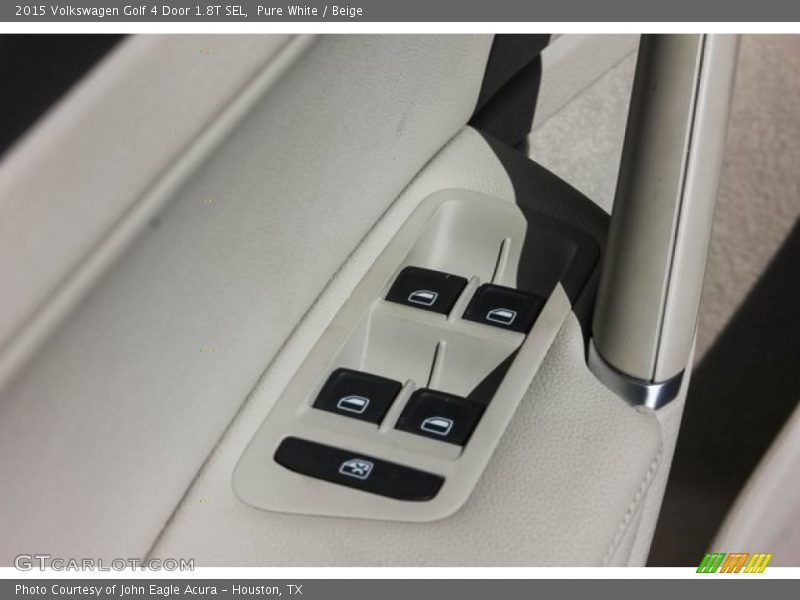 Pure White / Beige 2015 Volkswagen Golf 4 Door 1.8T SEL