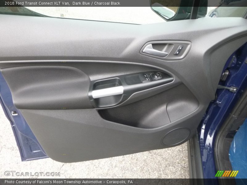Dark Blue / Charcoal Black 2018 Ford Transit Connect XLT Van