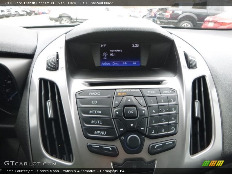 Dark Blue / Charcoal Black 2018 Ford Transit Connect XLT Van