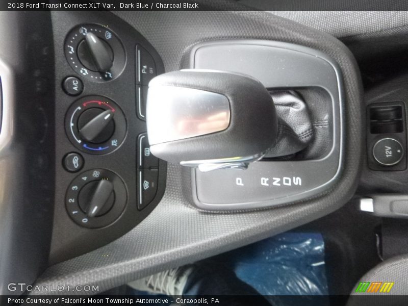 Dark Blue / Charcoal Black 2018 Ford Transit Connect XLT Van