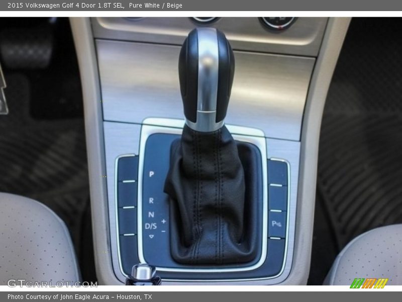 Pure White / Beige 2015 Volkswagen Golf 4 Door 1.8T SEL