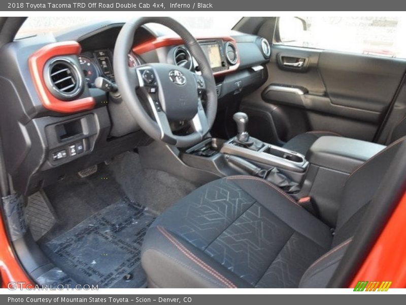 Inferno / Black 2018 Toyota Tacoma TRD Off Road Double Cab 4x4