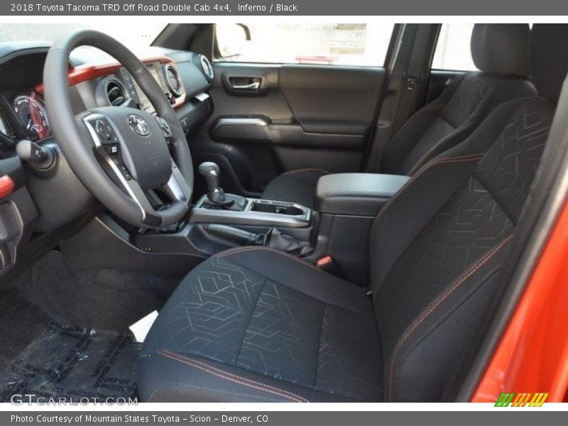 Inferno / Black 2018 Toyota Tacoma TRD Off Road Double Cab 4x4