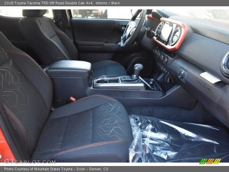 Inferno / Black 2018 Toyota Tacoma TRD Off Road Double Cab 4x4