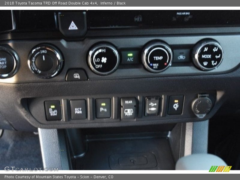 Inferno / Black 2018 Toyota Tacoma TRD Off Road Double Cab 4x4