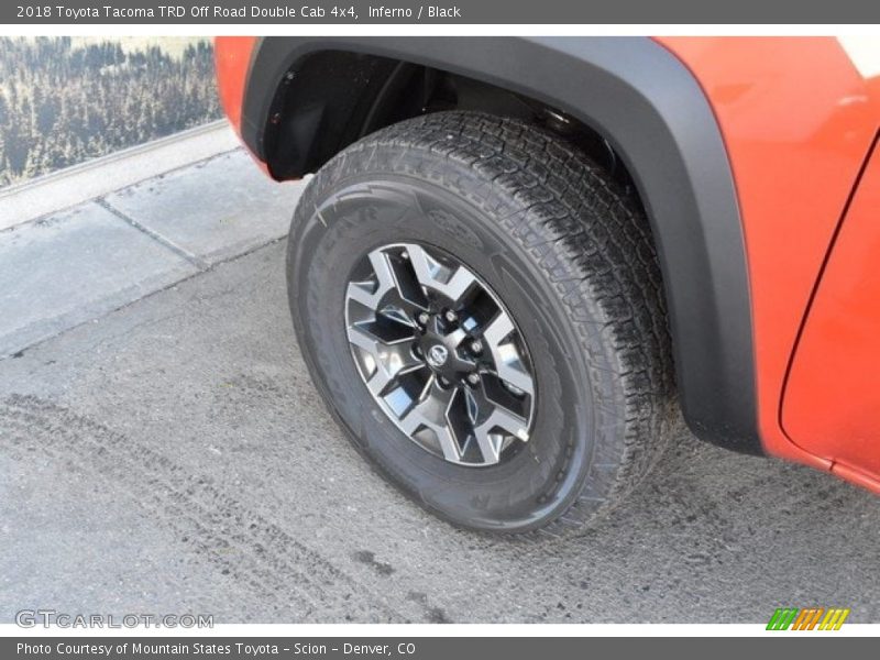 Inferno / Black 2018 Toyota Tacoma TRD Off Road Double Cab 4x4