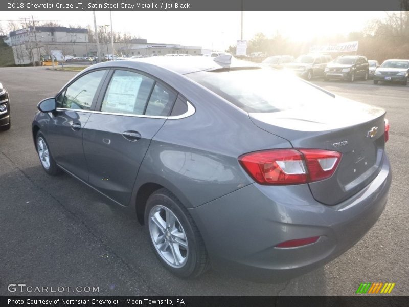 Satin Steel Gray Metallic / Jet Black 2018 Chevrolet Cruze LT