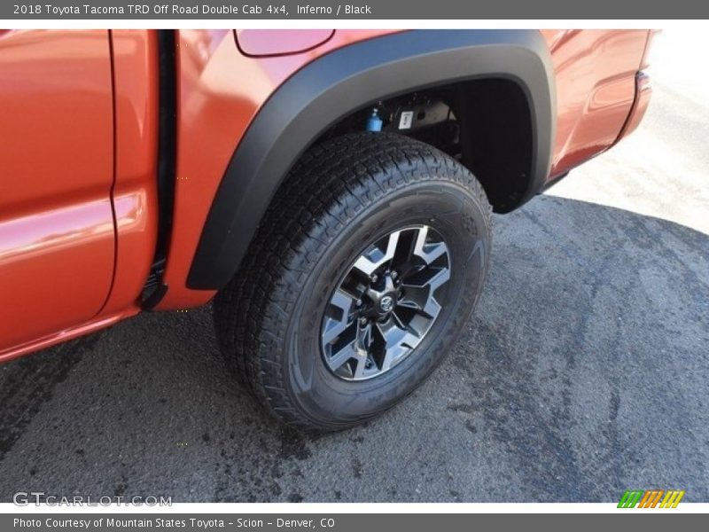 Inferno / Black 2018 Toyota Tacoma TRD Off Road Double Cab 4x4