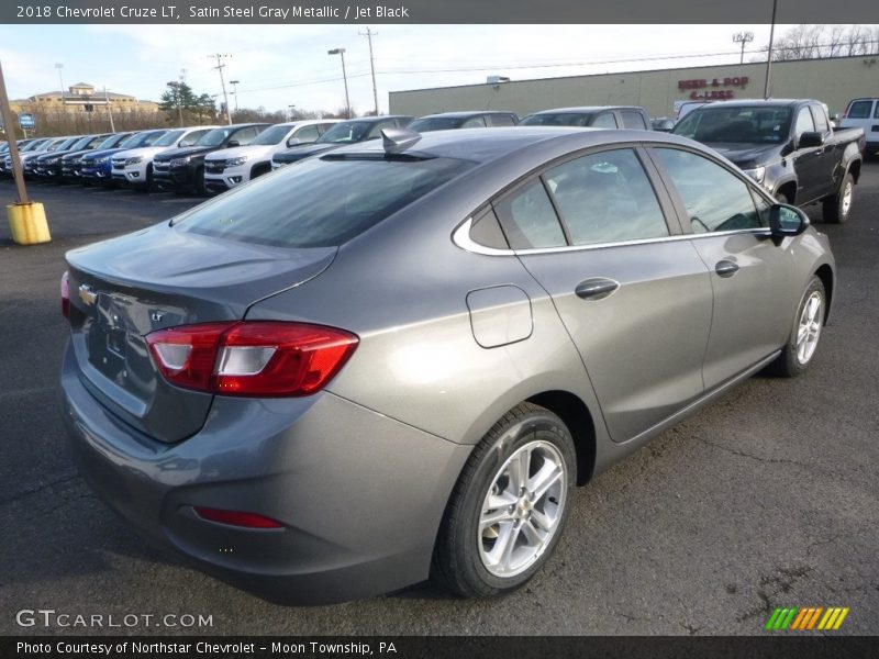 Satin Steel Gray Metallic / Jet Black 2018 Chevrolet Cruze LT