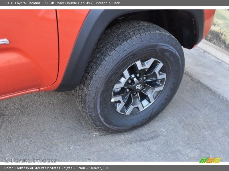 Inferno / Black 2018 Toyota Tacoma TRD Off Road Double Cab 4x4