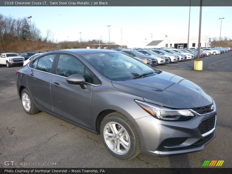 Satin Steel Gray Metallic / Jet Black 2018 Chevrolet Cruze LT