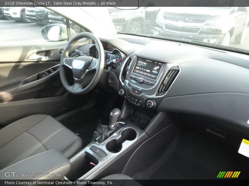 Satin Steel Gray Metallic / Jet Black 2018 Chevrolet Cruze LT