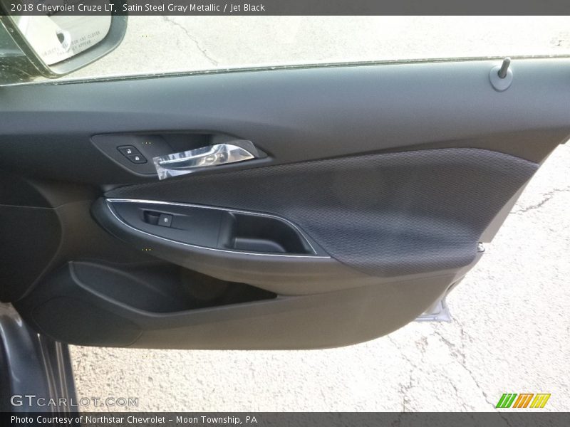 Satin Steel Gray Metallic / Jet Black 2018 Chevrolet Cruze LT
