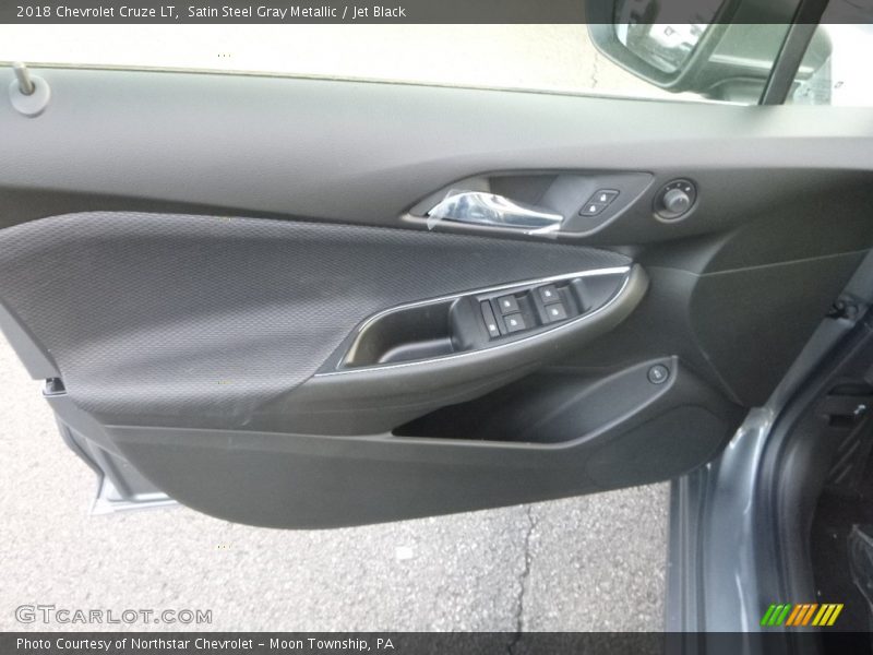 Satin Steel Gray Metallic / Jet Black 2018 Chevrolet Cruze LT