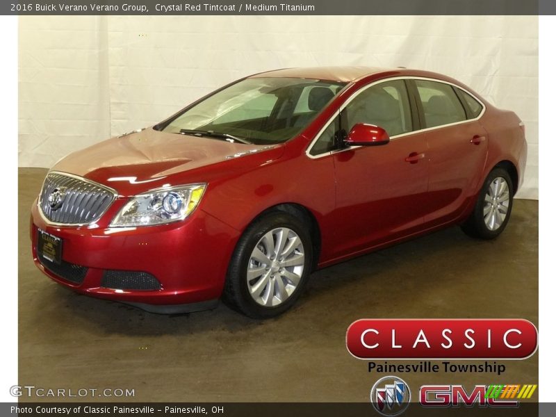 Crystal Red Tintcoat / Medium Titanium 2016 Buick Verano Verano Group