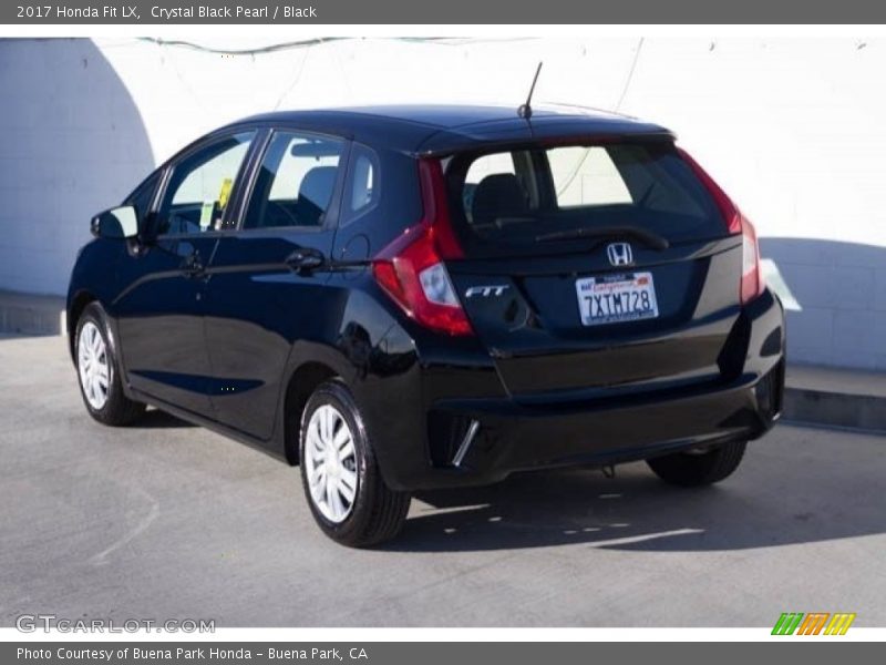 Crystal Black Pearl / Black 2017 Honda Fit LX