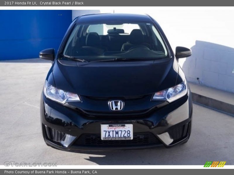Crystal Black Pearl / Black 2017 Honda Fit LX