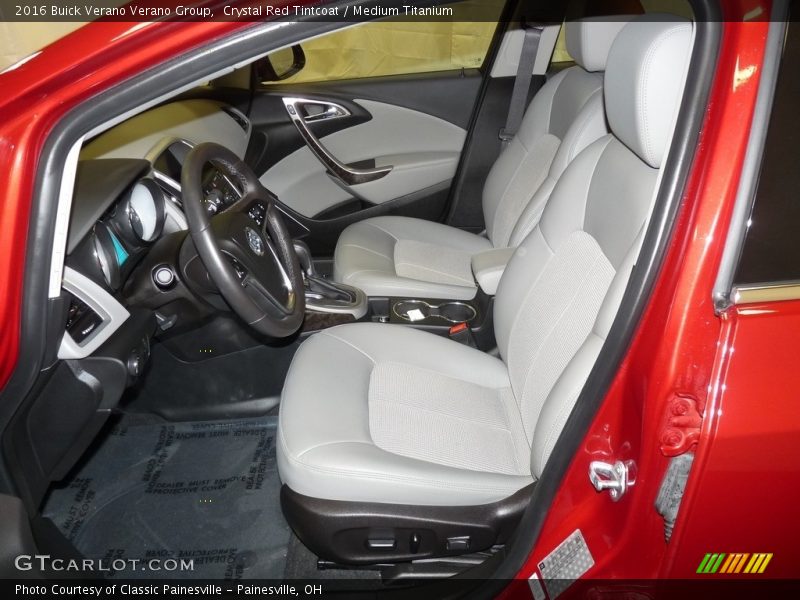 Crystal Red Tintcoat / Medium Titanium 2016 Buick Verano Verano Group
