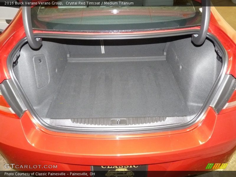 Crystal Red Tintcoat / Medium Titanium 2016 Buick Verano Verano Group