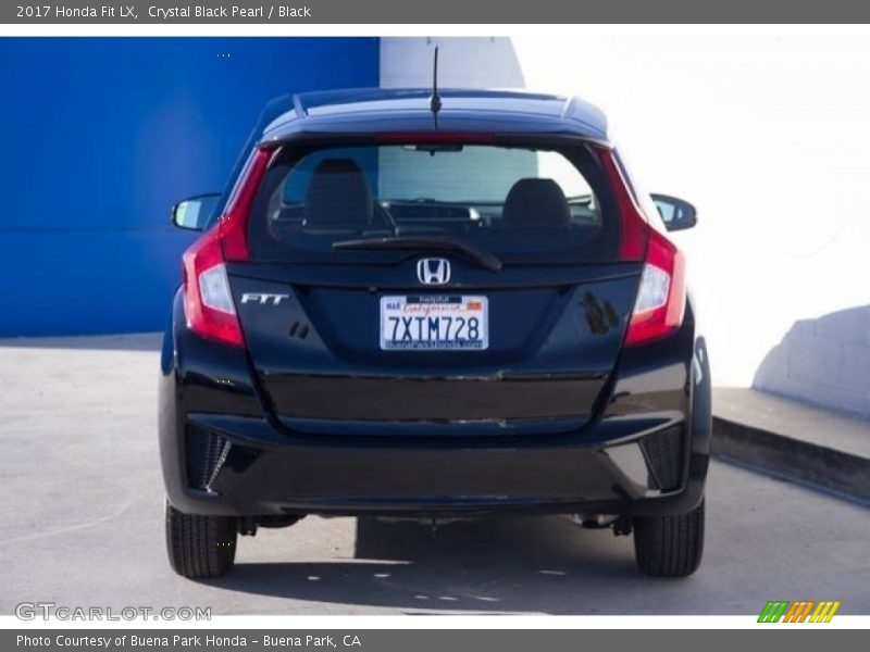 Crystal Black Pearl / Black 2017 Honda Fit LX