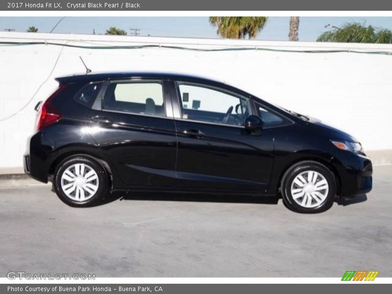 Crystal Black Pearl / Black 2017 Honda Fit LX