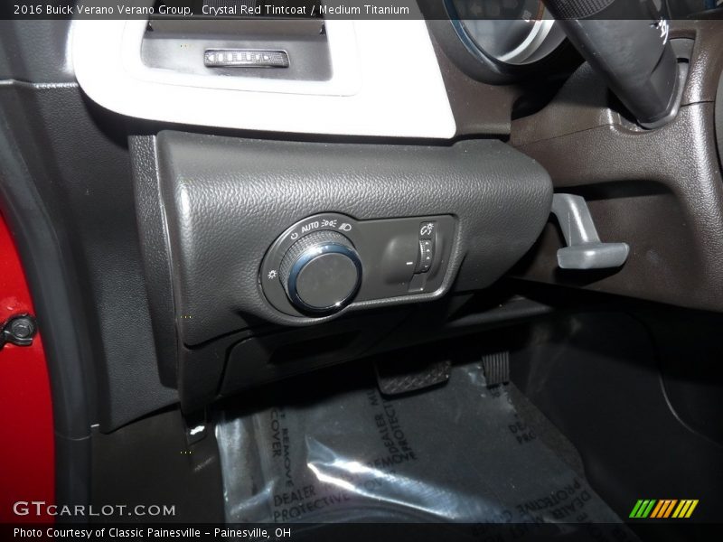 Crystal Red Tintcoat / Medium Titanium 2016 Buick Verano Verano Group