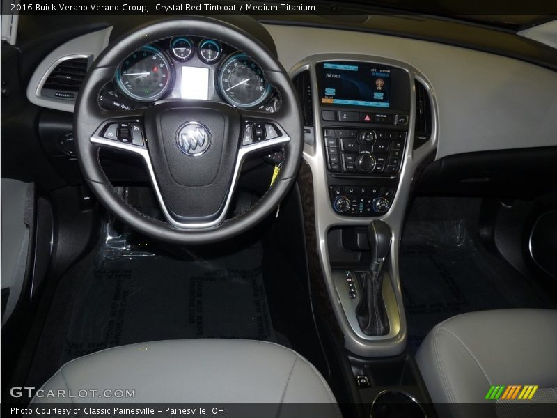 Crystal Red Tintcoat / Medium Titanium 2016 Buick Verano Verano Group