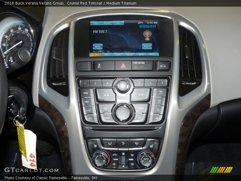 Crystal Red Tintcoat / Medium Titanium 2016 Buick Verano Verano Group