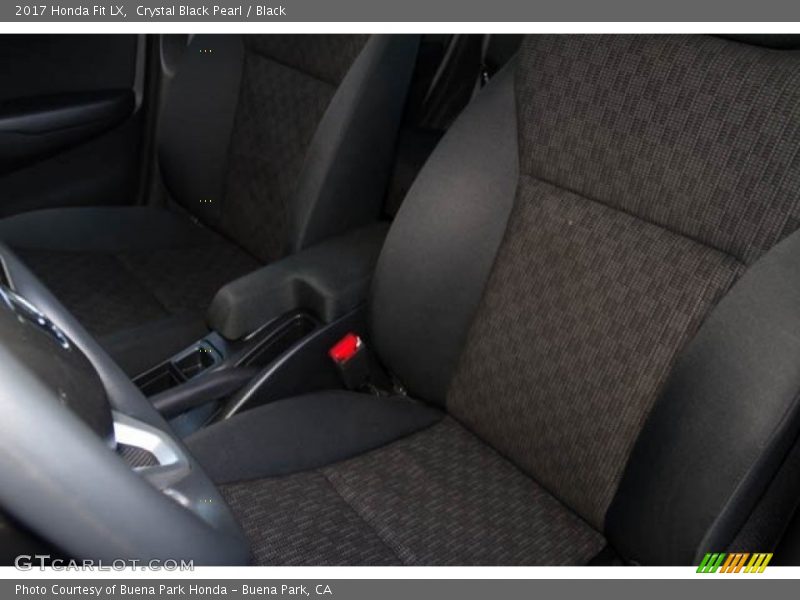 Crystal Black Pearl / Black 2017 Honda Fit LX