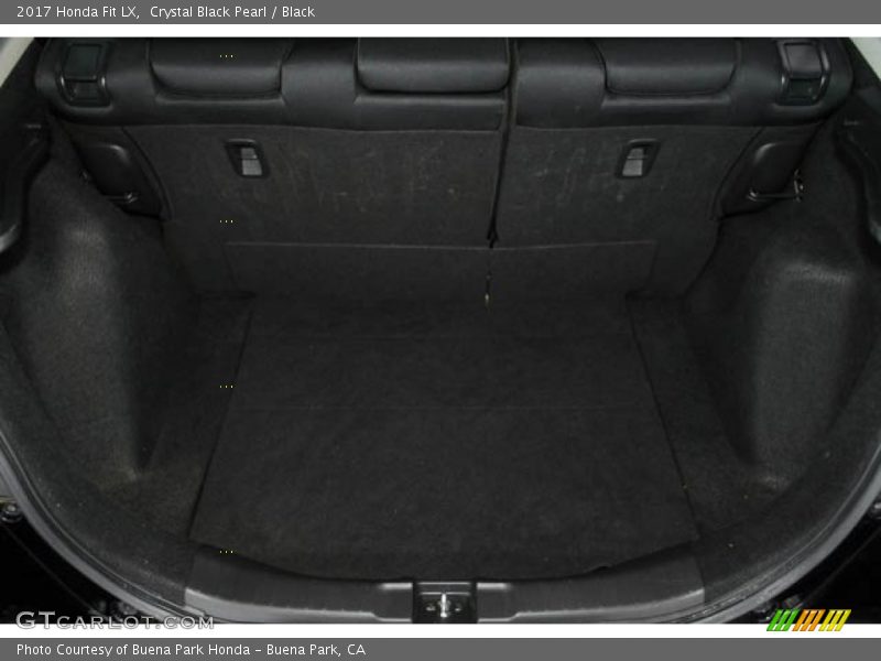 Crystal Black Pearl / Black 2017 Honda Fit LX