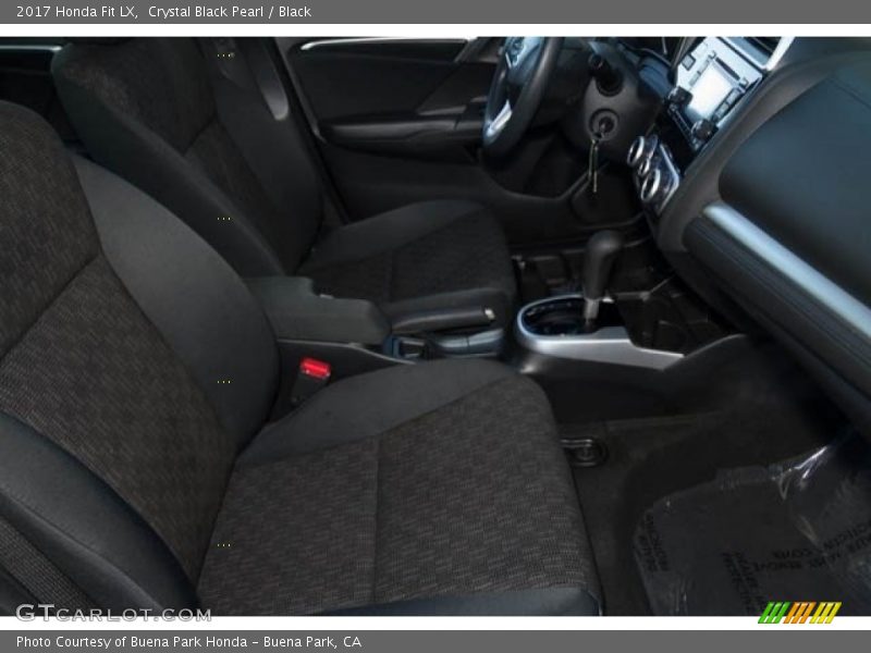 Crystal Black Pearl / Black 2017 Honda Fit LX