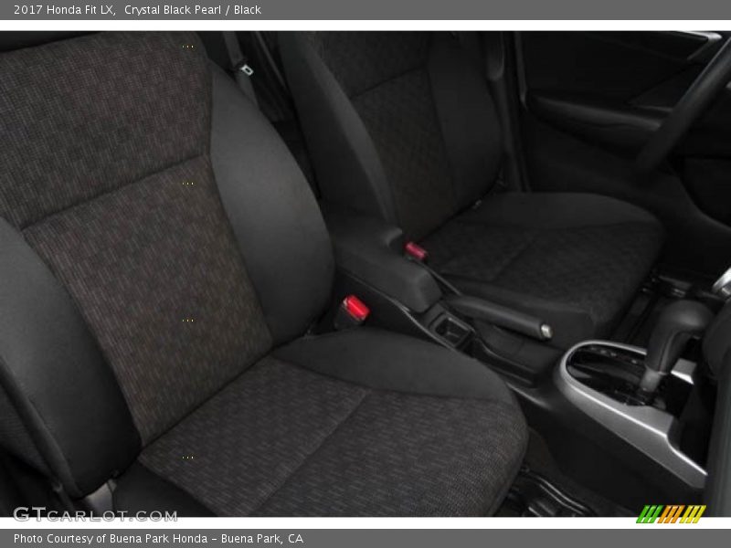 Crystal Black Pearl / Black 2017 Honda Fit LX