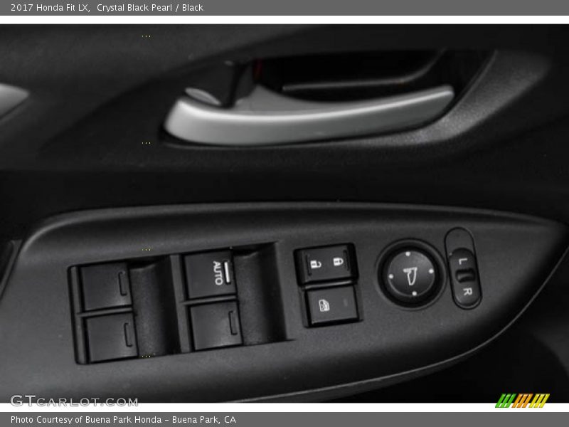 Crystal Black Pearl / Black 2017 Honda Fit LX