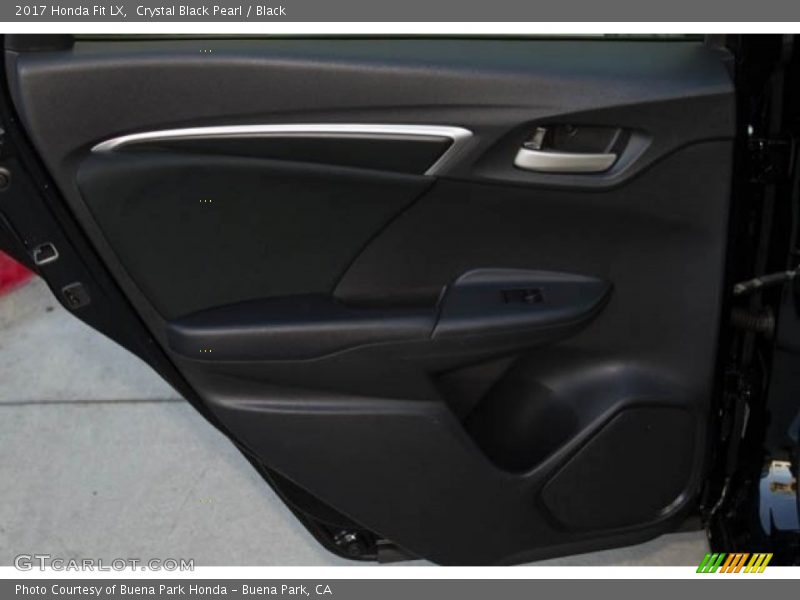 Crystal Black Pearl / Black 2017 Honda Fit LX