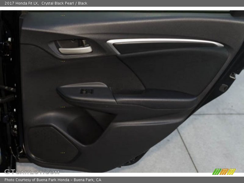 Crystal Black Pearl / Black 2017 Honda Fit LX
