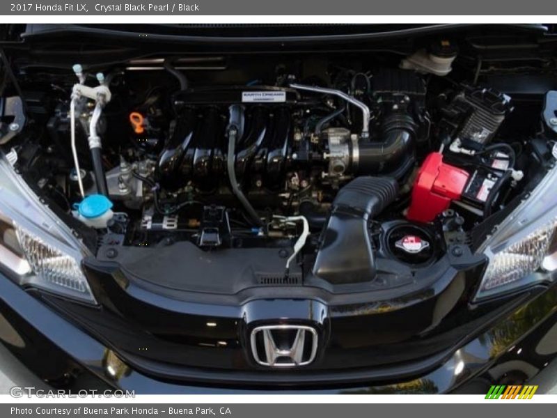 Crystal Black Pearl / Black 2017 Honda Fit LX