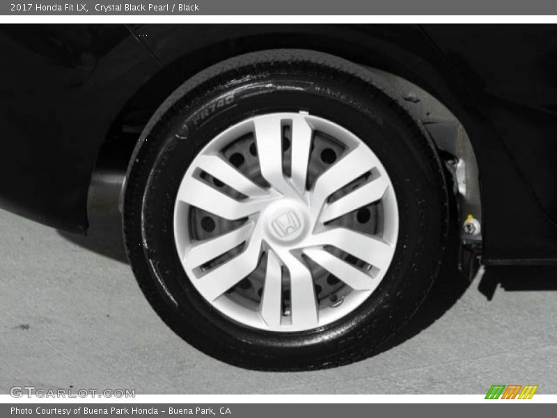 Crystal Black Pearl / Black 2017 Honda Fit LX