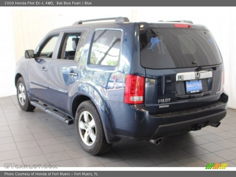 Bali Blue Pearl / Blue 2009 Honda Pilot EX-L 4WD