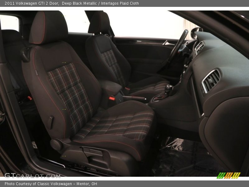 Deep Black Metallic / Interlagos Plaid Cloth 2011 Volkswagen GTI 2 Door